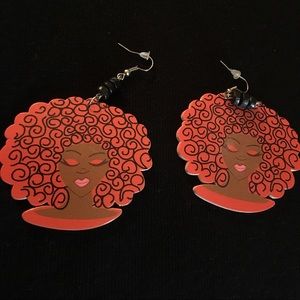 *******SOLD***^^Curly girlie earringsf